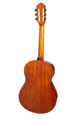 Martinez 'Slim Jim' G-Series 3/4 Size Student Classical Guitar Pack with Built In Tuner (Amber-Gloss)