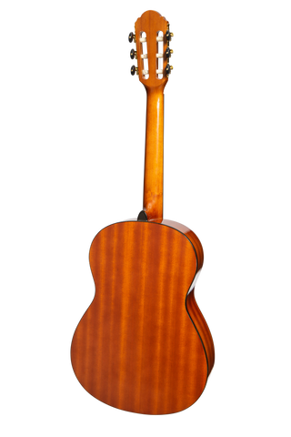 Martinez 'Slim Jim' G-Series Left Handed 3/4 Size Classical Guitar with Built-in Tuner (Natural-Gloss)