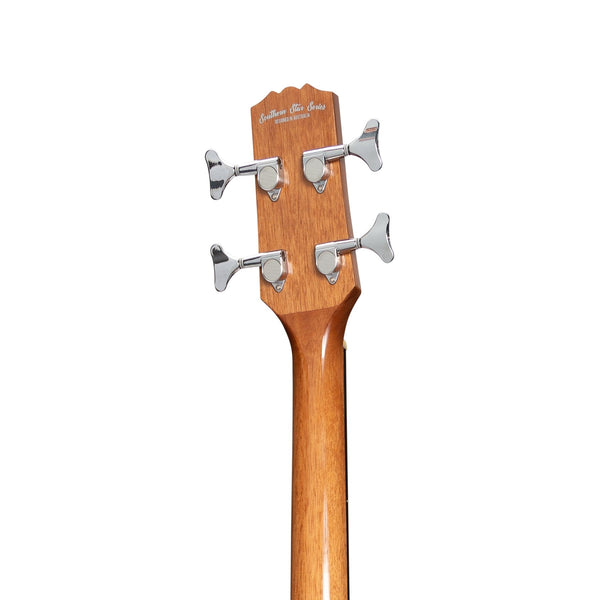 Martinez 'Southern Star Series' Koa Solid Top Acoustic-Electric Cutaway Bass Guitar (Natural Gloss)