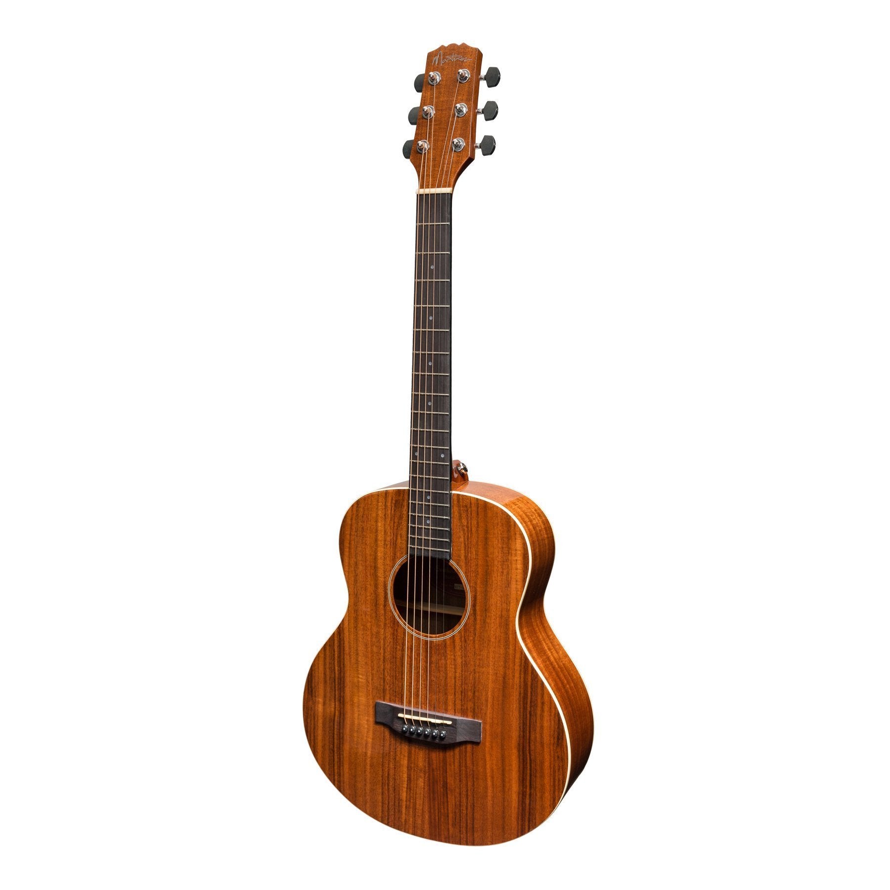 Martinez 'Southern Star Series' Koa Solid Top Acoustic-Electric TS-Mini Guitar (Natural Gloss)-MTT-8-NGL