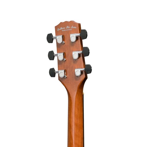 Martinez 'Southern Star Series' Left Handed Koa Solid Top Acoustic-Electric Dreadnought Cutaway Guitar (Natural Gloss)