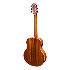 Martinez 'Southern Star Series' Left Handed Koa Solid Top Acoustic-Electric TS-Mini Guitar (Natural Gloss)