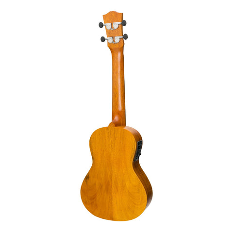 Mojo 'A30 Series' All Acacia Electric Concert Ukulele with Built-in Tuner (Natural Satin)-MCU-A30ET-NST