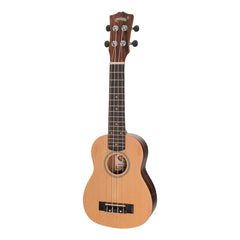 Mojo 'SZ40 Series' Spruce Top and Rosewood Back & Sides Electric Soprano Ukulele (Natural Satin)-MSU-SZ40P-NST