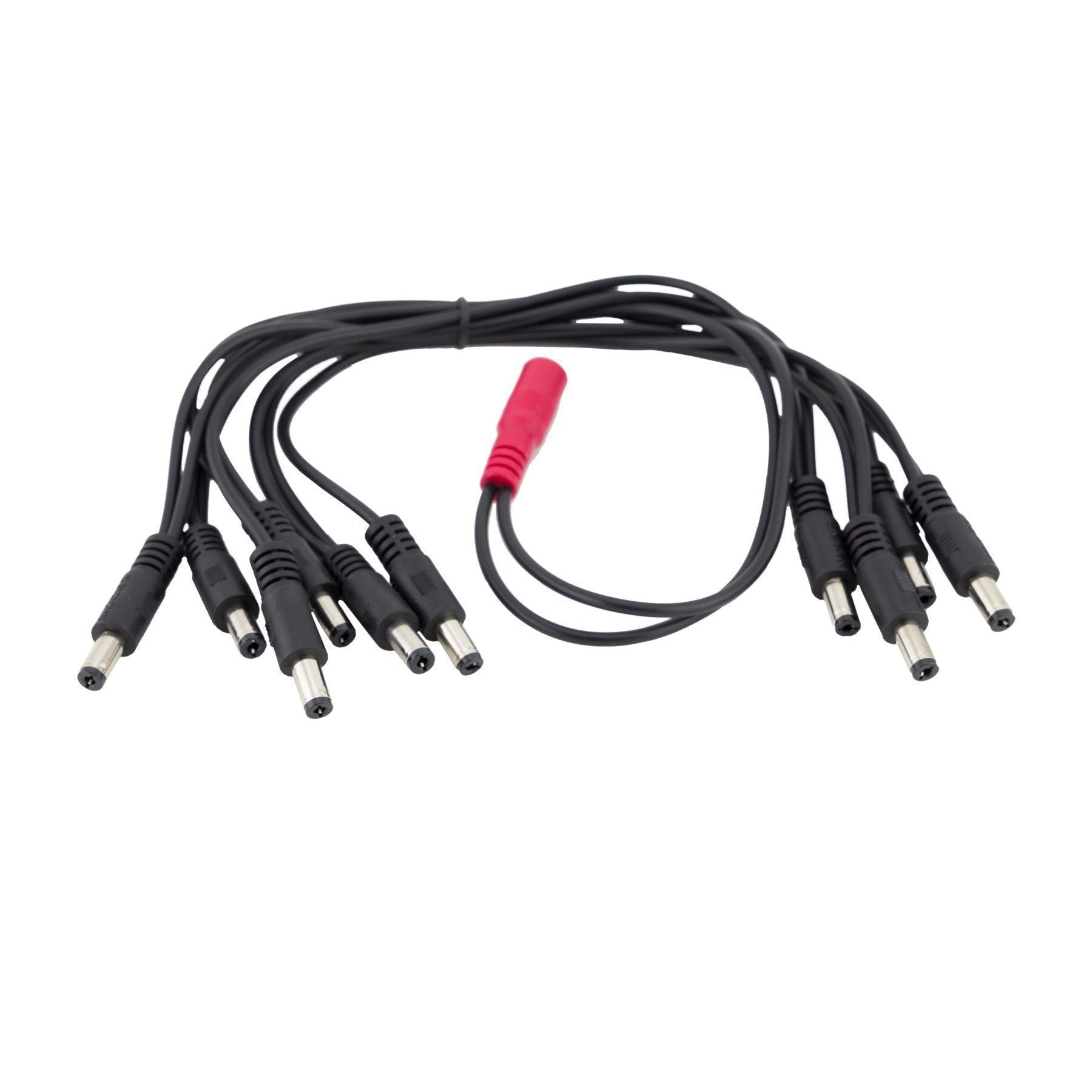 Mooer 10-Plug DC Daisy Chain Pedal Power Cable (Straight Plugs)-MEP-PDC-10S