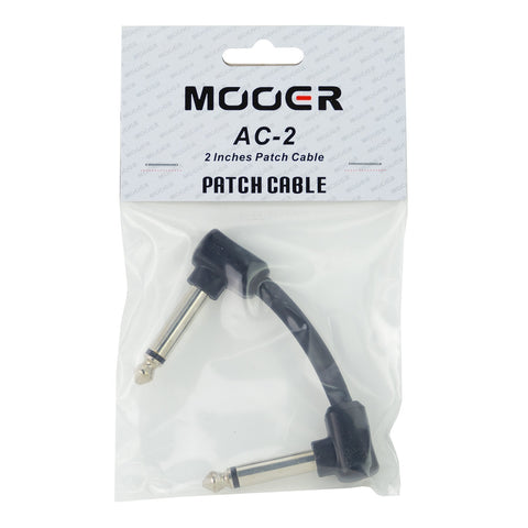Mooer 2" Moulded Patch Cable-MEP-AC2