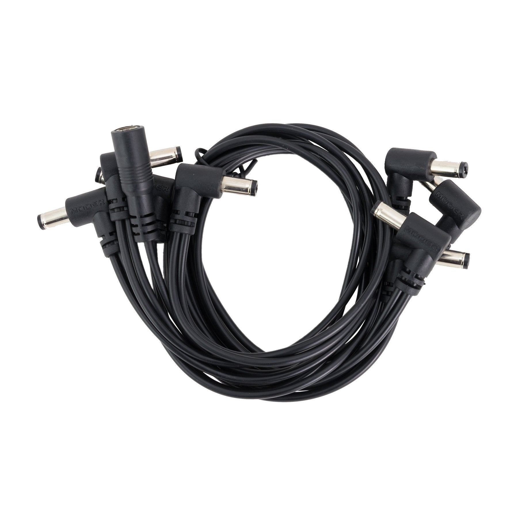 Mooer 8-Plug DC Daisy Chain Pedal Power Cable (Right-Angle Plugs)-MEP-PDC-8A