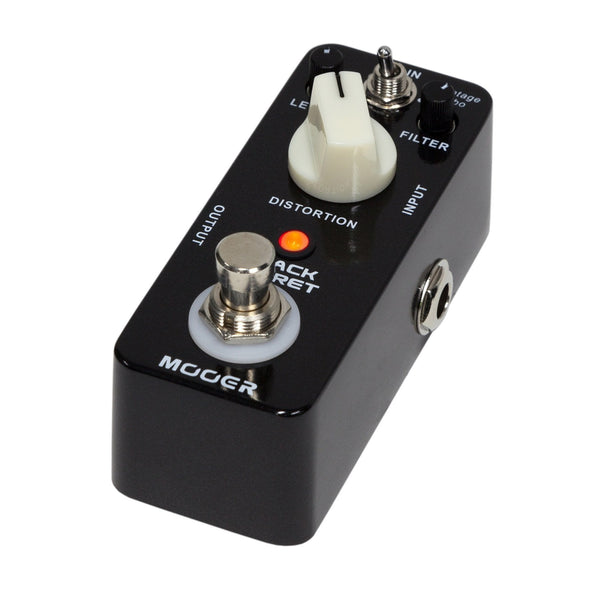 Mooer 'Black Secret' Vintage & Turbo Distortion Micro Guitar Effects Pedal