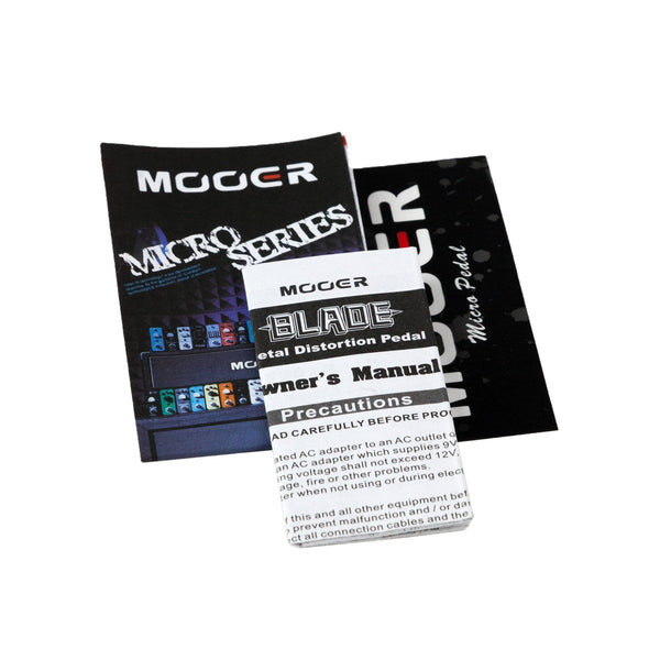 Mooer 'Blade' Metal Distortion Micro Guitar Effects Pedal