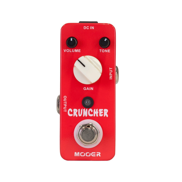 Mooer 'Cruncher' High Gain Distortion Micro Guitar Effects Pedal
