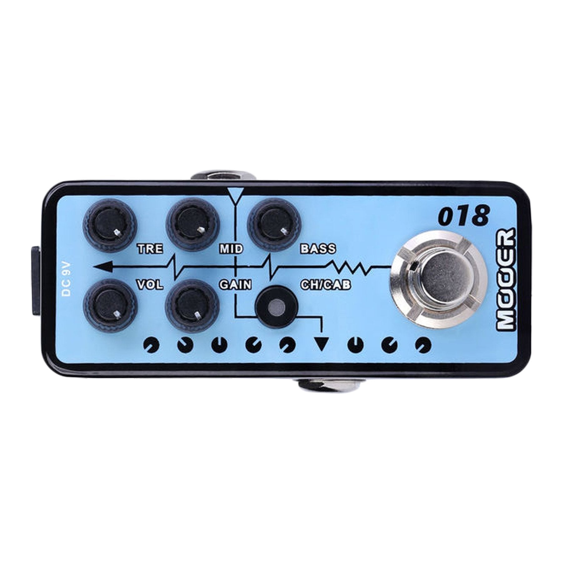 Mooer 'Custom 100 018' Digital Micro Preamp Guitar Effects Pedal ...