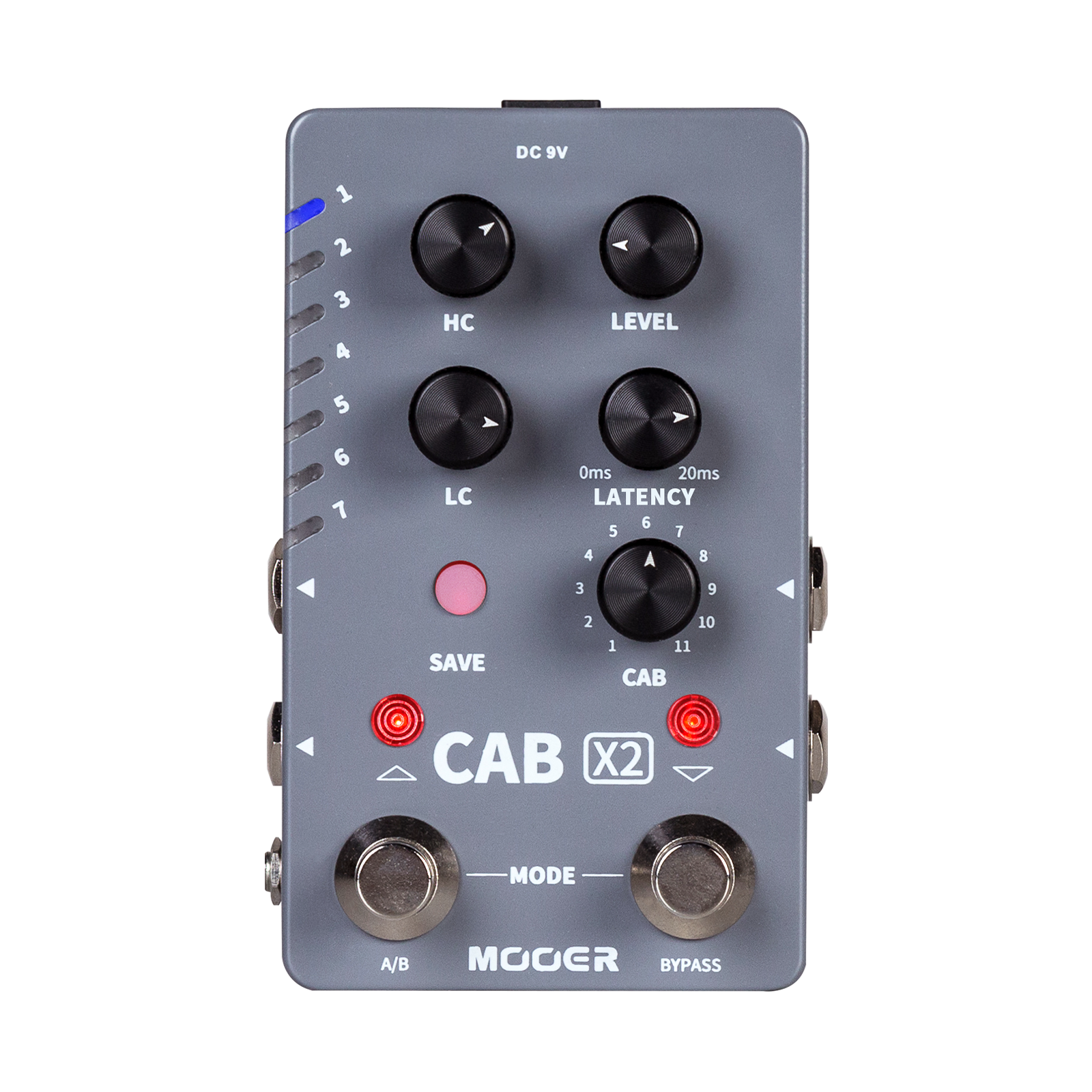 Mooer Dual Footswitch Cabinet Simulator X2 Guitar Effects Pedal