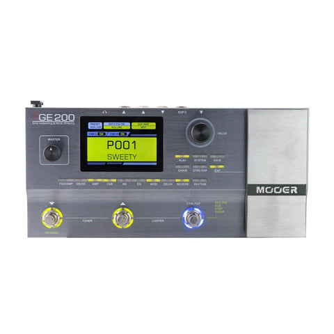Mooer GE-200 Amp Modelling Multi-Effects Processor – Muso City