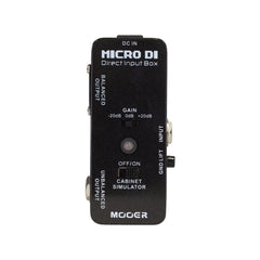 Mooer 'Micro DI' Smart Direct Input Box Micro Guitar Effects Pedal-MEP-DI