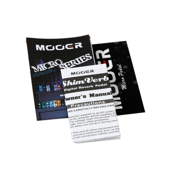 Mooer ShimVerb Reverb Micro Guitar Effects Pedal-MEP-SV