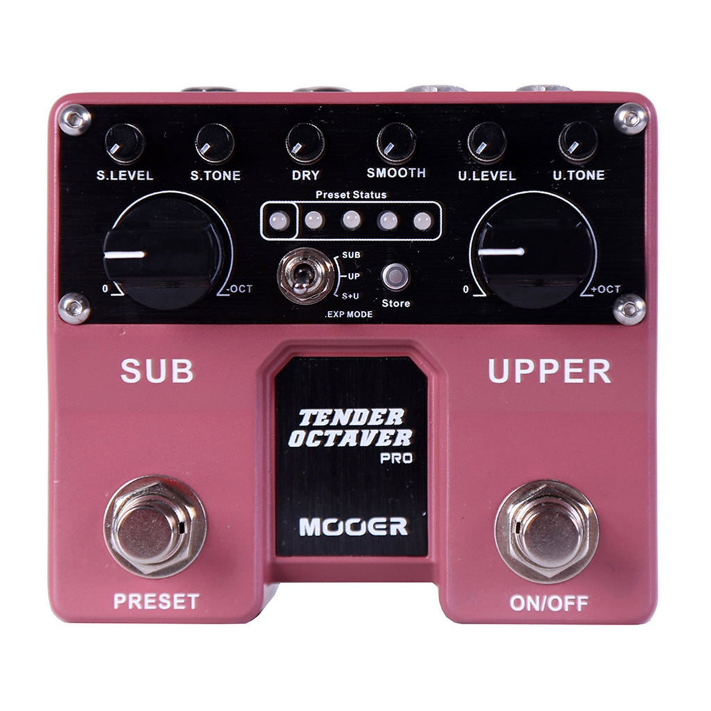 guitar octaver pedal Mooer Tender Octaver Pro Octave Dual Guitar Effects Pedal – Muso City