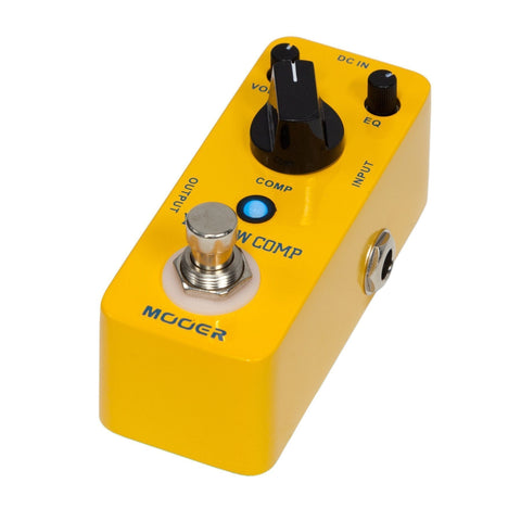 Mooer Yellow Comp Compressor Micro Guitar Effects Pedal-MEP-YC