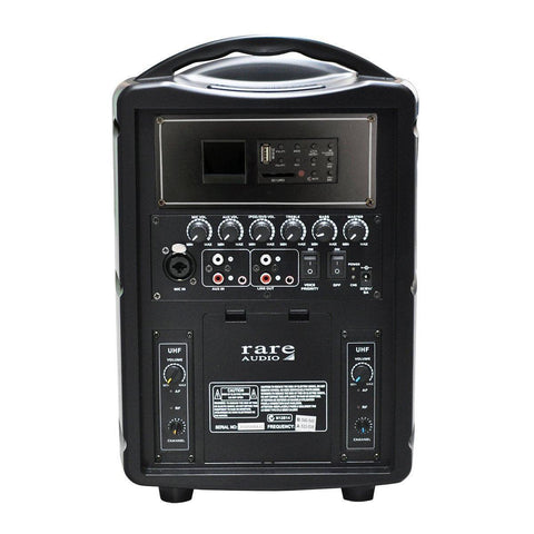 Rare Audio 80 Watt Rechargeable Wireless PA System with MP3 Player-RA-WRB-M80
