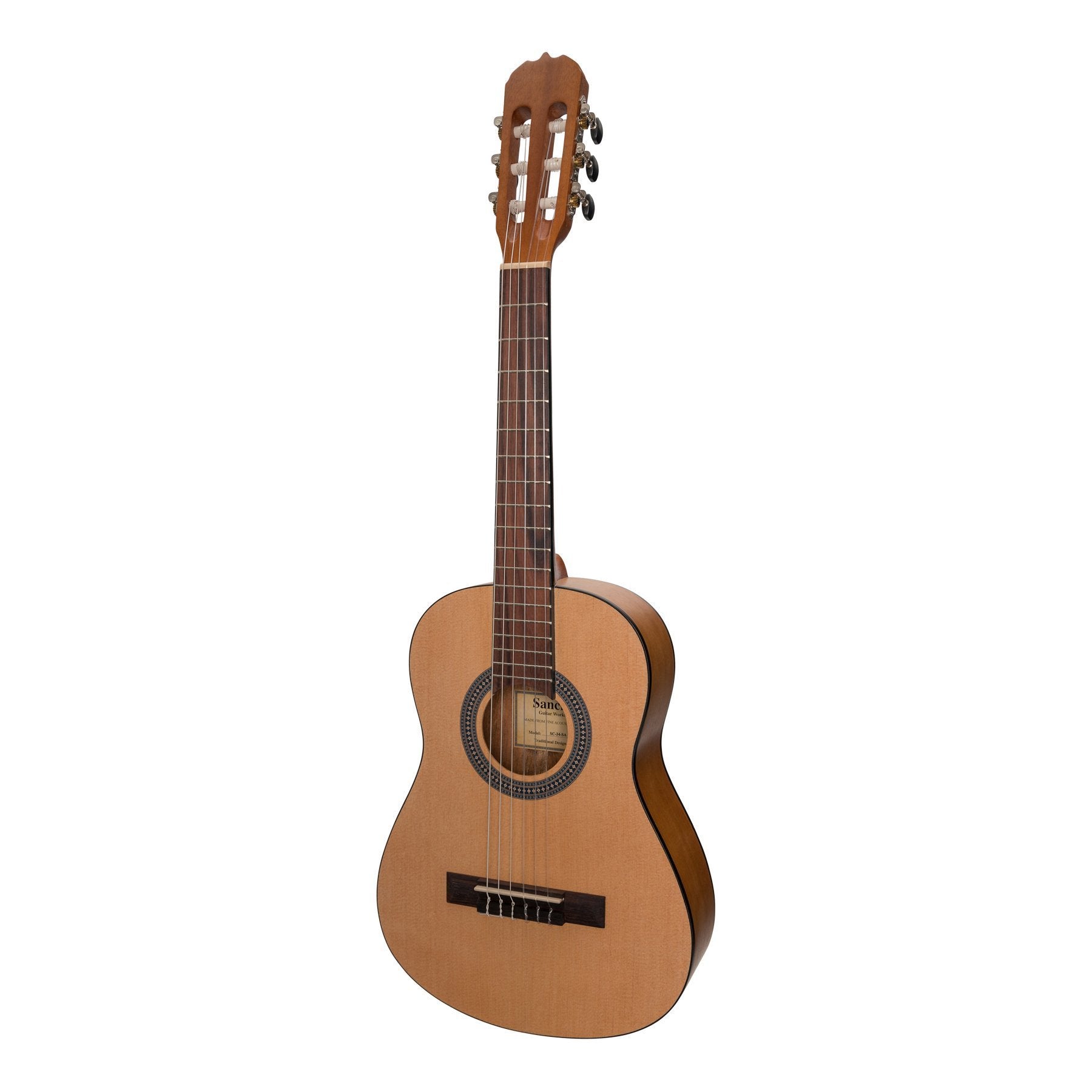 Sanchez 1/2 Size Student Classical Guitar (Spruce/Acacia)-SC-34-SA