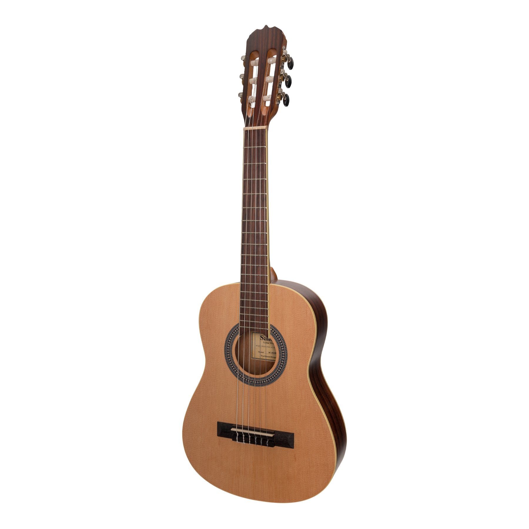 Sanchez 1/2 Size Student Classical Guitar (Spruce/Rosewood)-SC-34-SR