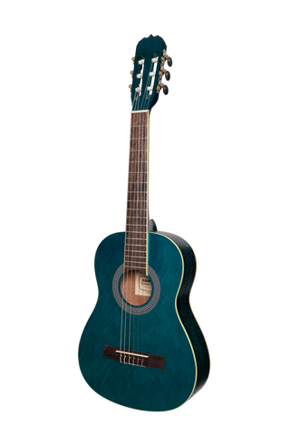 Sanchez 1/2 Size Student Classical Guitar with Gig Bag (Blue)
