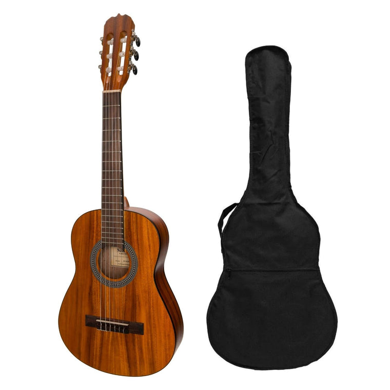 Sanchez 1/2 Size Student Classical Guitar with Gig Bag (Koa)