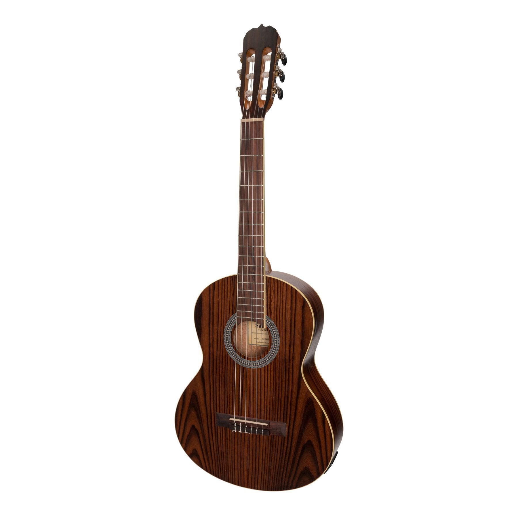 Sanchez 3/4 Student Acoustic-Electric Classical Guitar with Pickup (Rosewood)-SC-36ET-RWD