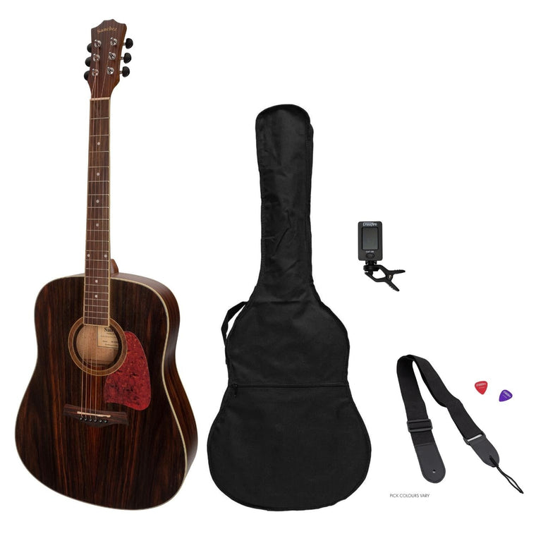 Sanchez Acoustic Dreadnought Guitar Pack (Rosewood)