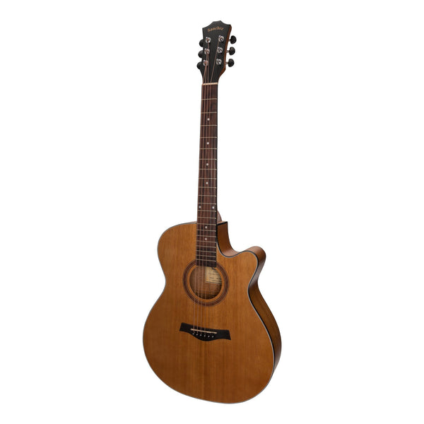 Sanchez Acoustic-Electric Small Body Cutaway Guitar (Acacia)-SFC-18-ACA