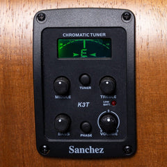 Sanchez Acoustic-Electric Small Body Cutaway Guitar (Spruce/Acacia)