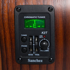 Sanchez Acoustic-Electric Small Body Guitar (Acacia)