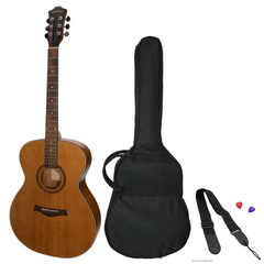 Sanchez Acoustic-Electric Small Body Guitar Pack-
