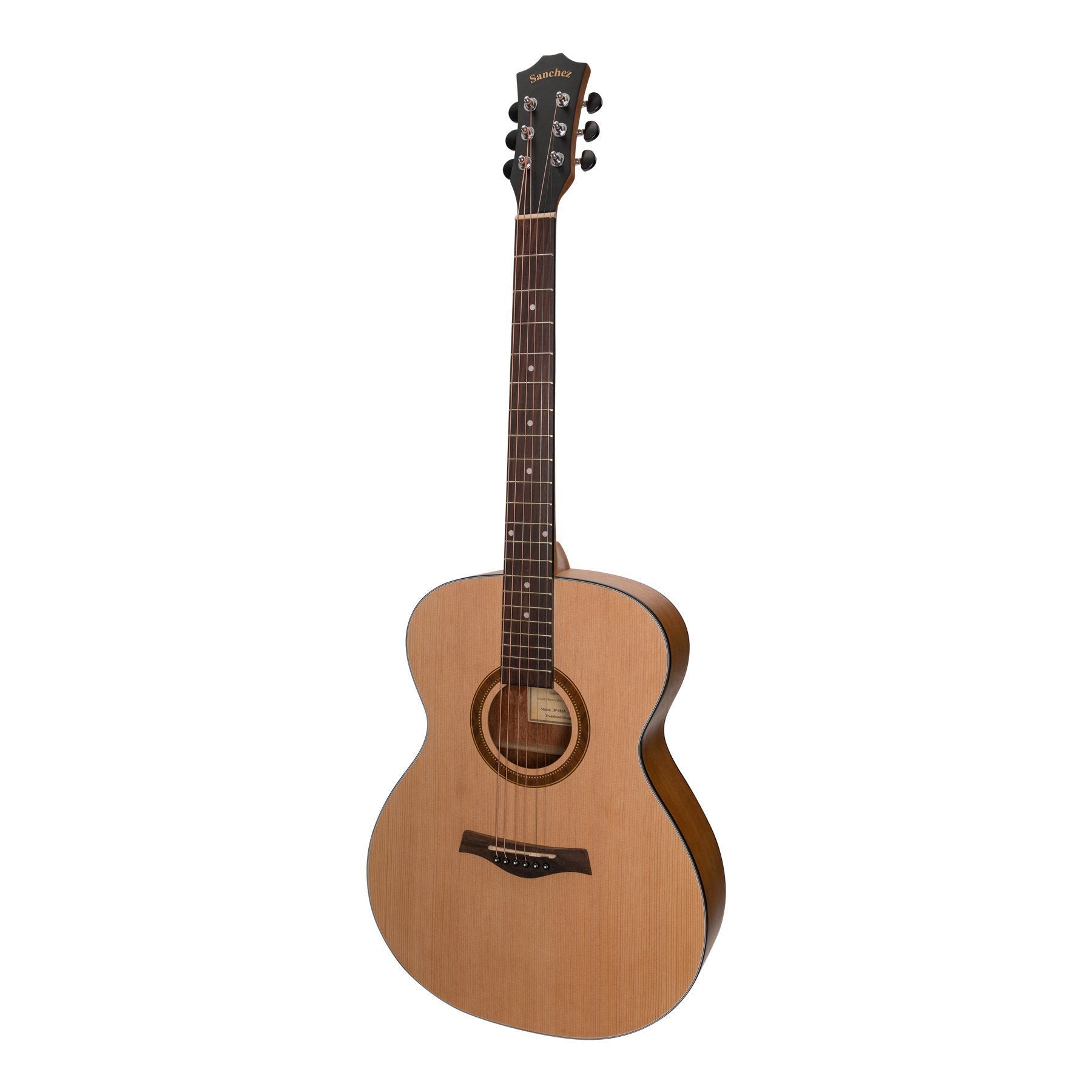 Sanchez Acoustic Small Body Guitar (Spruce/Acacia)-SF-18-SA
