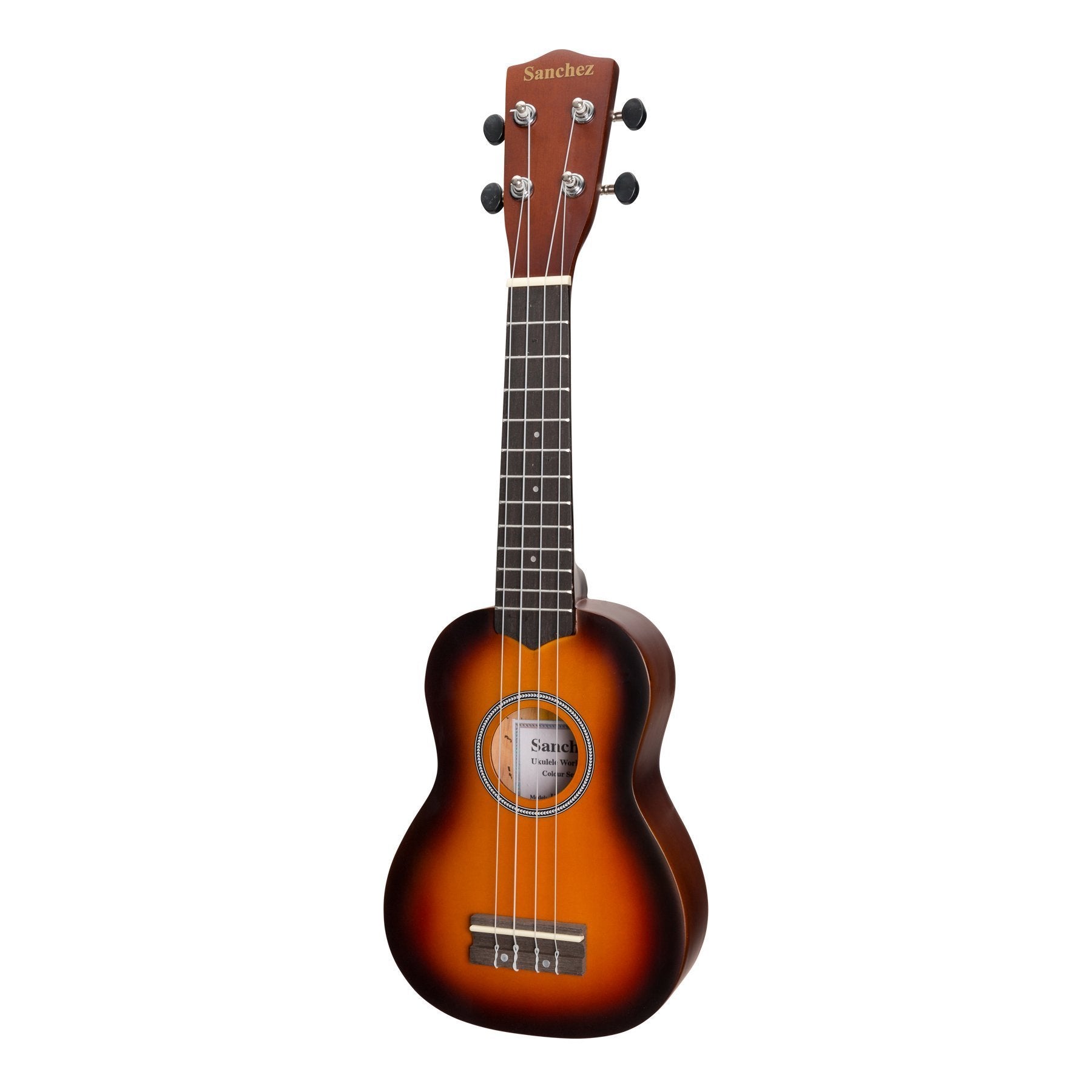 Sanchez 'Colourburst Series' Soprano Ukulele (Old Vintageburst)-SU-CB20-OV