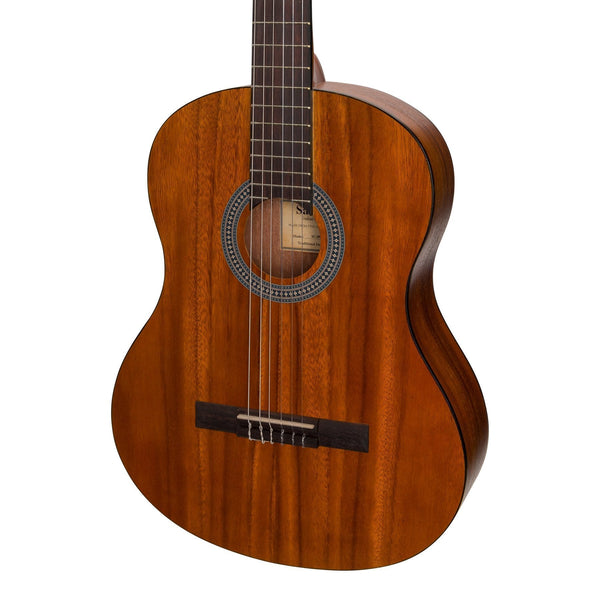 Sanchez Full Size Student Acoustic-Electric Classical Guitar with Pickup (Koa)