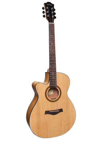 Sanchez Acoustic-Electric Small Body Cutaway Guitar Pack-