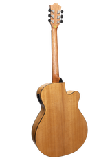 Sanchez Left Handed Acoustic-Electric Small Body Cutaway Guitar Pack (Spruce/Acacia)