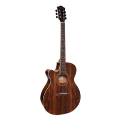 Sanchez Left Handed Acoustic-Electric Small Body Cutaway Guitar (Rosewood)-SFC-18L-RWD