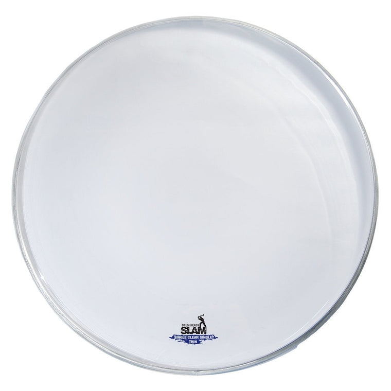 Slam Single Ply Clear Thin Weight Drum Head (20
