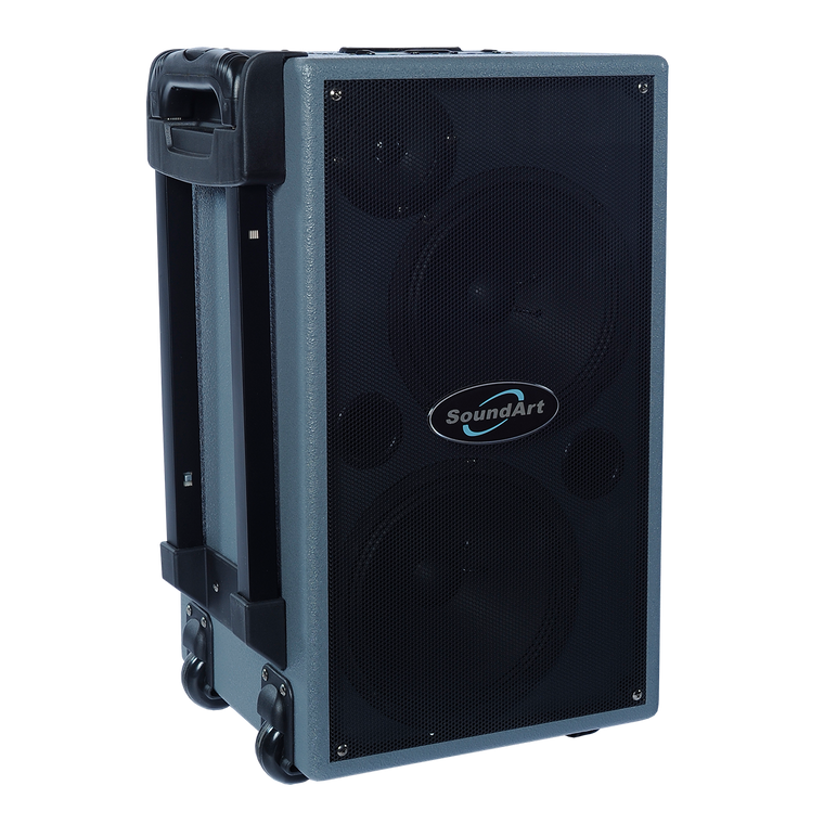 SoundArt 100 Watt Rechargeable Wireless PA System with MP3 Player