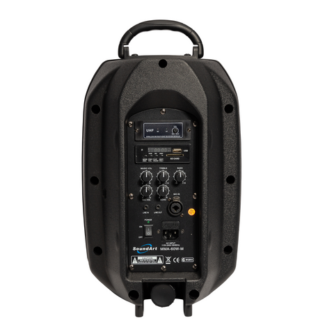SoundArt 60 Watt Wireless Multi-Purpose Amplifier with Bluetooth & Hand Held Mic-MMA-60W-M