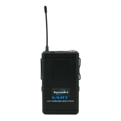 SoundArt 8 Channel 400 Watt Dual Wireless Powered Mixer PA System with MP3 Player