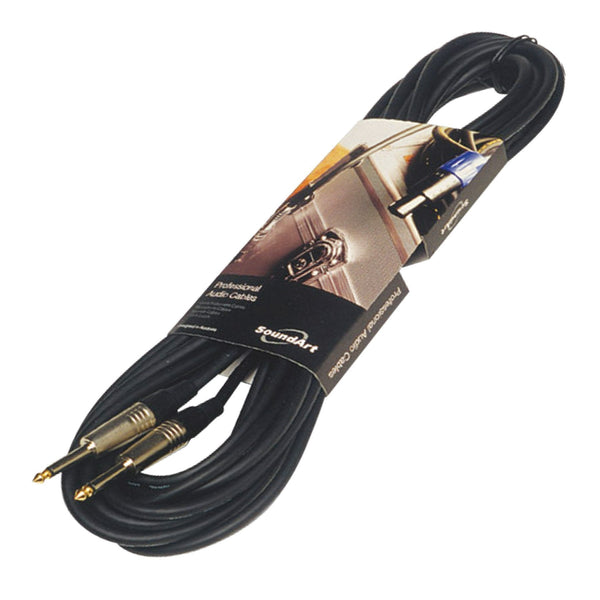 SoundArt PA Speaker Cable with Jack to Jack Connectors (15m)-SSC-42L-BLK