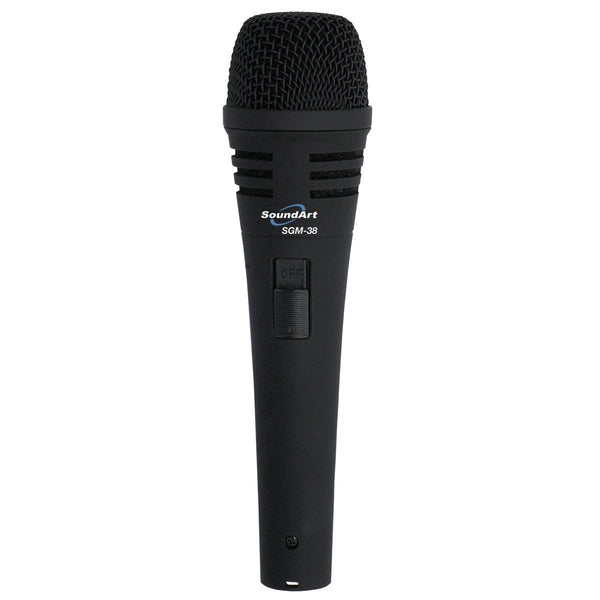 SoundArt SGM-38 Hand-Held Dynamic Microphone with Protective Bag