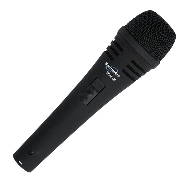 SoundArt SGM-38 Hand-Held Dynamic Microphone with Protective Bag-SGM-38