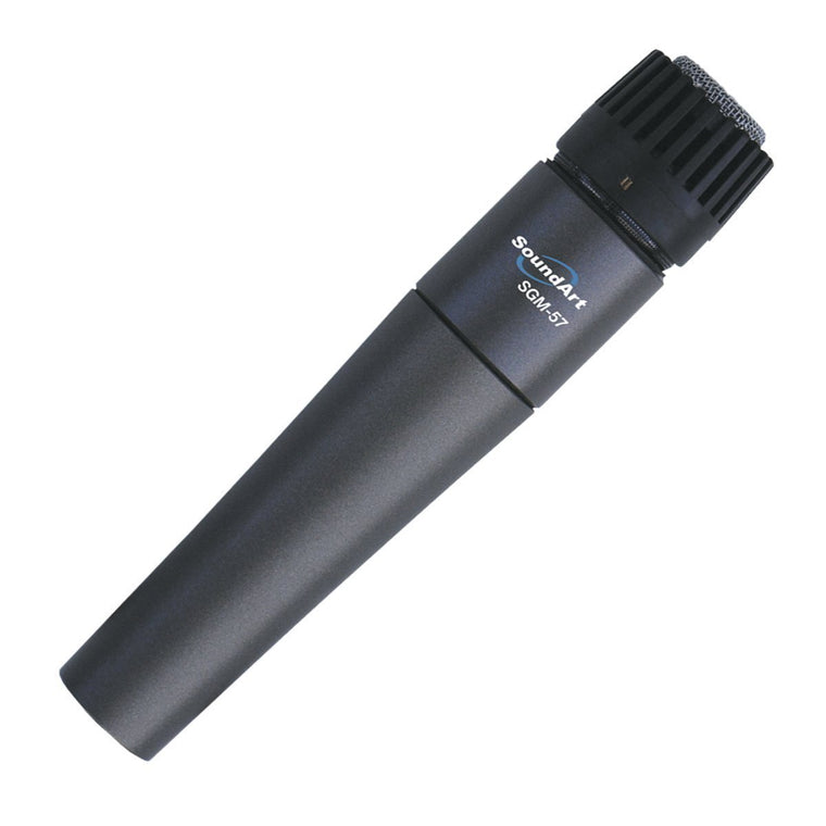 SoundArt SGM-57 Hand-Held Dynamic Microphone with Protective Bag