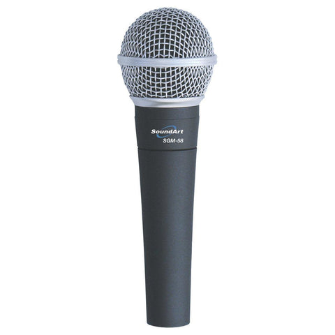 SoundArt SGM-58 Hand-Held Dynamic Microphone with Protective Bag-SGM-58