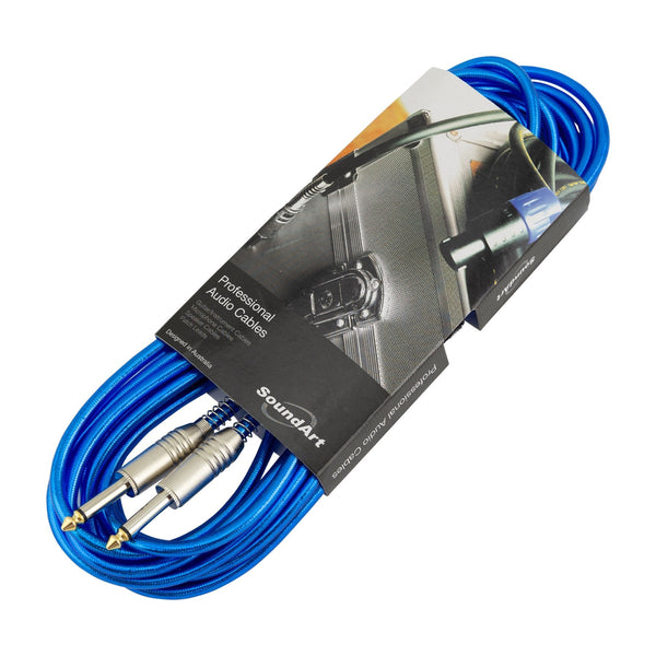 SoundArt SMI-30 Instrument Cable (6m Blue)-SMI-30-BLU