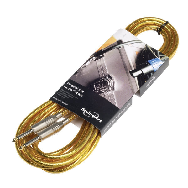 SoundArt SMI-30 Instrument Cable (6m Gold)-SMI-30-GLD