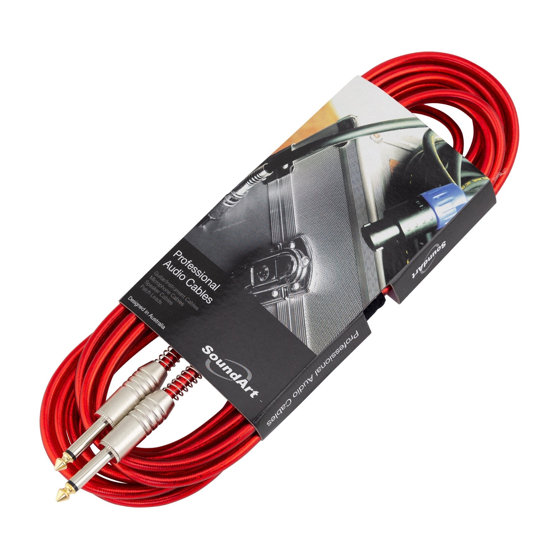 SoundArt SMI-30 Instrument Cable (6m Red)-SMI-30-RED
